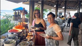 BUFFET BREAKFAST BELLEVUE RESORT amp HOTEL IN PANGLAO BOHOL yummy food [upl. by Aniratac]