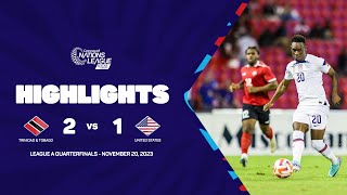 Highlights  Trinidad amp Tobago vs United States  202324 Concacaf Nations League [upl. by Yenattirb125]