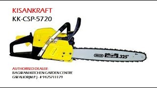 KISANKRFAT CHAINSAW KKCSP5720 [upl. by Oijile590]