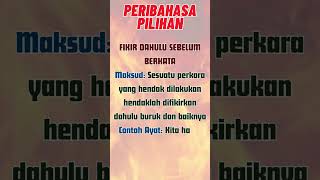 58  Peribahasa bersama contoh ayat  Peribahasa pilihan dan Maksud  JenisJenis Peribahasa [upl. by Bonnie73]