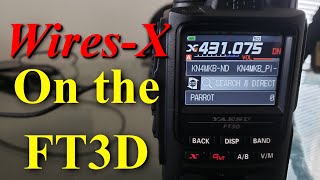 How to use WiresX on the FT3D and C4FM System Fusion [upl. by Ahsinawt]