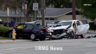 Two men killed after a high speed crash in Thousand Oaks California [upl. by Isidore]