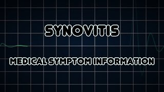 Synovitis Medical Symptom [upl. by Gaile136]