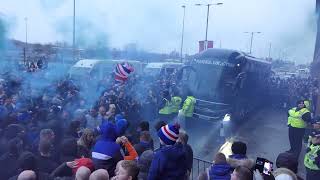 Old Firm Game buildup Ibrox Stadium 30DEC23 [upl. by Aehtorod]