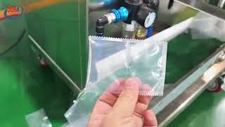 Twice pack dry vegetable granule oil chilli sauce sachet packing machine sachetpackingmachine [upl. by Hugon]