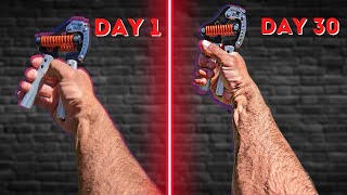 I Used A Hand Gripper Everyday For 30 Days And Grew HUGE Forearms [upl. by Kisung]