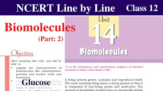 Biomolecules Class 12 Chemistry  Glucose  Structure of glucose  cyclic structure of glucose [upl. by Eleaffar415]