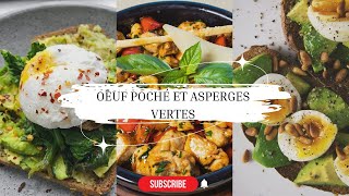 Oeuf poché et asperges vertes [upl. by Zoha]