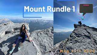 Mount Rundle scramble  Banff  May 20th 2023 [upl. by Gar]