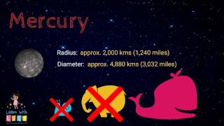 Planet Mercury Learn Space and Science for Kids [upl. by Lytsyrk]