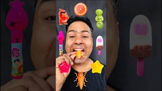 Eating Challenge ASMR Candy Gems cockroach eatingchallenge emojieatingchallenge asmr funny [upl. by Nabila656]