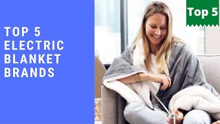 Top 5 Best Electric Blanket Brands In India 2021 [upl. by Nitsoj223]