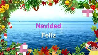 Feliz Navidad  Christmas Karaoke [upl. by Conney]