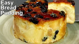 Bread Pudding Recipe Without Blender Beater and Oven  How to Make Caramel Pudding at Home [upl. by Gilges]