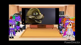 Afton familyNoah Reacts to Glitchtrap meets Vanny FNAF Afton family •Views Goal5• [upl. by Atsylac]