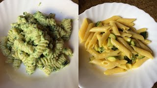 PASTA CON LE ZUCCHINE  2 RICETTE VELOCI E GUSTOSE [upl. by Heurlin]