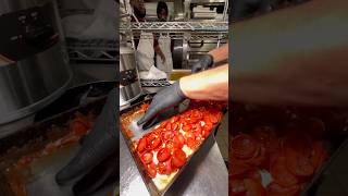 This pizza has over 1 POUND OF PEPPERONI and topped with vodka sauce pizza pepperoni lasvegas [upl. by Retse]