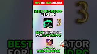 😎Top 3 Best Emulator For Low End PC Without Graphics Card Best New Emulators For Free Fire OB45 [upl. by Marmawke514]