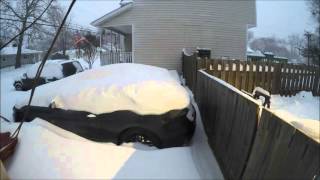 East Coast Blizzard Jan 2223 2016 33hour time lapse [upl. by Ikairik464]