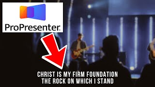 EASILY Add Lyrics to your Church Livestream  Lower Thirds with ProPresenter and ATEM Switcher [upl. by Loftis]