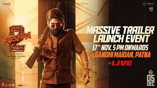 Pushpa 2  The Rule Massive Trailer Launch Event LIVE  Allu Arjun  Sukumar  Rashmika  DSP [upl. by Rona702]