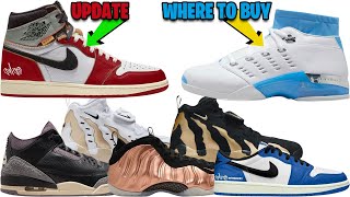 UNION LA AIR JORDAN 1 2025 UPDATE WHERE TO BUY JORDAN 17 LOW UNC COPPER FOAMPOSITE ONE  MORE [upl. by Ansaev]