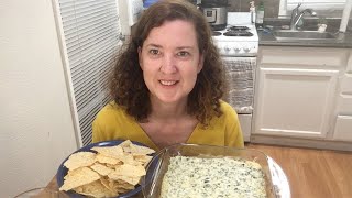 Mukbang  Artichoke amp Spinach Dip [upl. by Alverta]