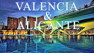 Alicante and Valencia Tour by drone in 4K  Travel video from Spain [upl. by Dolan]