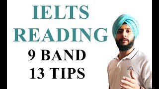 HOW TO PREPARE FOR IELTS READING  TOP 13 TIPS IN HINDI [upl. by Shirline416]