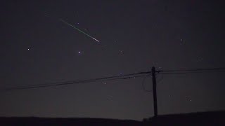 1 Min of Shooting Stars Live View  Perseid Meteor Shower 2020 [upl. by Charbonnier]