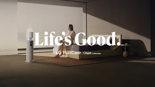 기술이 쌓아 올린 프리미엄 가습타워  Lifes Good  LG 퓨리케어 오브제컬렉션 하이드로타워 [upl. by Ahsercel]