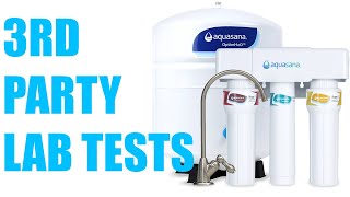 Aquasana Review  3rd Party Laboratory Tests on Aquasana OptimH20 RO System [upl. by Acined]