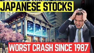 Shock in Global Markets as They React to Japanese Stocks Rebound from 1987 Crash [upl. by Cleve]