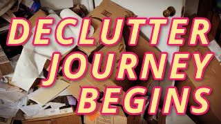 DEALING WITH DECADES OF CLUTTER  My Declutter Journey Starts Now [upl. by Aicela]