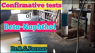 Tests for Betanaphthol  Qualitative Analysis [upl. by Mak]