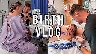 BIRTH VLOG  Positive Labour amp Delivery of Our First Baby [upl. by Moira]