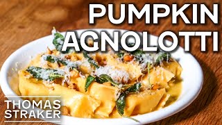 Roasted Pumpkin Agnolotti  Tasty Business [upl. by Richmal]