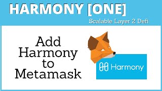 Add Harmony One to Metamask [upl. by Ermeena]