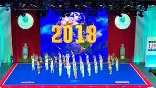 Cheer Athletics Cheetahs Worlds 2018 WITH WORLDS MUSIC [upl. by Rancell]