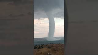 A huge tornado erupted on the Euphrates River Turkey on September 22 2024 [upl. by Nylasor]