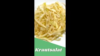 🥗Griechischer Krautsalat 🥗Einfaches Rezept zum selber machen wie beim Griechen  Kraut schneiden [upl. by Armil30]