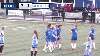 NIWFA MATCH HIGHLIGHTS 2024  Game 31  Lisburn Ladies Swifts v Strabane Athletic Ladies 140824 [upl. by Lennahs42]