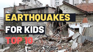 Top 10 Earthquakes of All Time  Educational Video for Kids [upl. by Aleciram411]