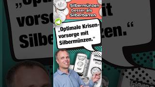 Optimale Krisenvorsorge mit Silbermünzen silber edelmetalle [upl. by Nailimixam]