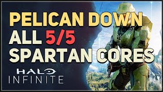 Pelican Down All Spartan Cores Halo Infinite [upl. by Columbine]