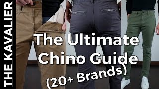 The Complete Chino Buying Guide  20 Brands from HampM Uniqlo Gap Bonobos and more [upl. by Eirhtug546]