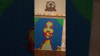 sza made out of rubik’s cubes art rubikcube 3dpuzzle rubikscubes sza cuberdons rubik music [upl. by Calva941]