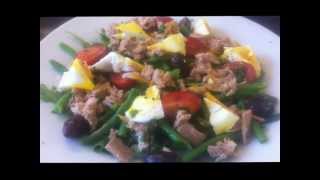 Nearly quotNicoisequot Recipe Quick Low Carb quotNicoise Saladquot Delicious quotSalad Nicoisequot  low carb [upl. by Siroval493]