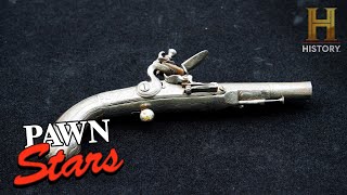 Pawn Stars Do America Revolutionary War Flintlock Gun PACKS a PUNCH Season 2 [upl. by Ahsikit702]