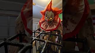 Cagey the clown and child animatronic [upl. by Ydac]